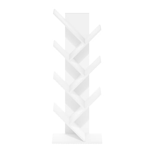 Tree Book Shelf (White / 7-Tier Tree Bookcase)