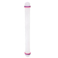 Fondant Rolling Pin 20 Inch x 1.38 Inch Adjustable Guide Rings Non (20 Inch x 1.38 Inch)