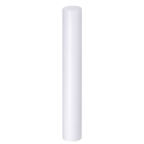 Acrylic Clay Roller 7.28 Inch x 1 Inch Solid Non (White / 7.28 Inch x 1 Inch)