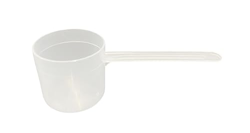 67 mL (67 CC | 2.27 Oz.) Long Handle Plastic Measuring Scoop for Coffee, Protein Powder, Pet Food, Spices, Grains, Dry Goods – Food-Grade BPA-Free (Pack of 100) (67 mL | 67 cc | 2.27 Oz.)