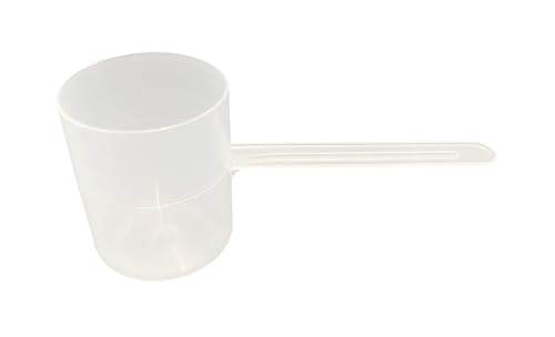82 mL (82 CC | 2.77 Oz.) Long Handle Plastic Measuring Scoop for Coffee, Protein Powder, Pet Food, Spices, Grains, Dry Goods – Food-Grade BPA-Free (Pack of 5) (82 mL | 82 cc | 2.77 Oz.)