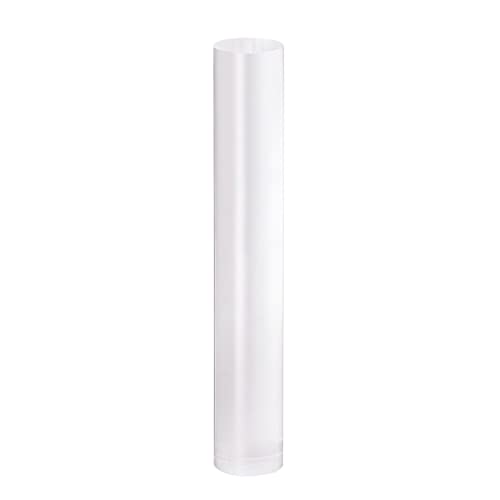 Acrylic Clay Roller 6 Inch x 1 Inch Solid Non (Transparent / 6 Inch x 1 Inch)