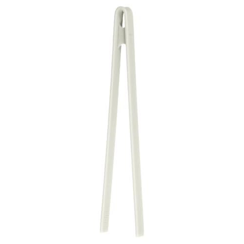 11.4" Silicone Toast Tongs (White / 11.4")