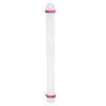 Fondant Rolling Pin 18 Inch x 0.98 Inch Adjustable Guide Rings Non (18 Inch x 0.98 Inch)