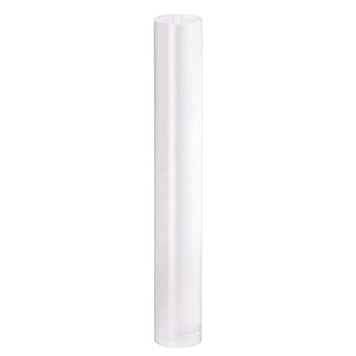 Acrylic Clay Roller 7.28 Inch x 1 Inch Solid Non (Transparent / 7.28 Inch x 1 Inch)