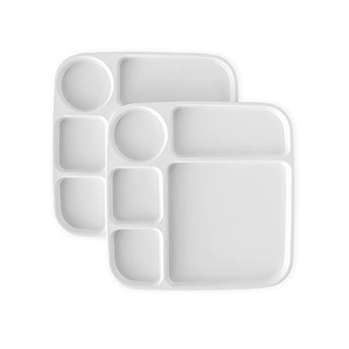 Divided Meal Tray (Divided Tray (2-Pack) / White)