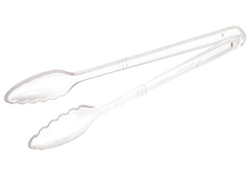12" Clear Curved Serving Tong (12" / Curve / Clear)