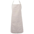 100% Cotton Solid Chambray Kitchen Set (Natural / Chef Apron)
