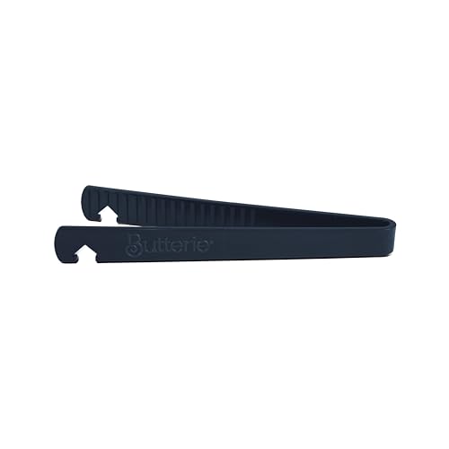 Toaster Tongs With Oven Rack Hook (Navy)