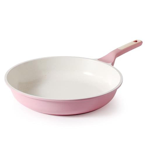 Nonstick Ceramic Frying Pan 11 (11 Inch / Sakura Pink)