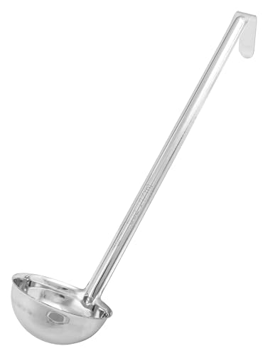 5 oz Red Prime Stainless Steel Ladle Listed (5 Ounce / Prime / Stainless)
