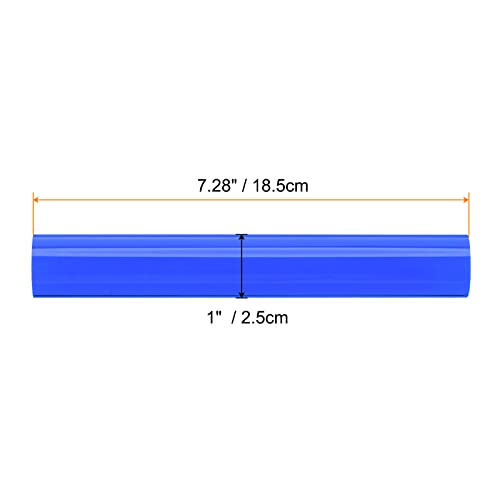 Acrylic Clay Roller 7.28 Inch x 1 Inch Solid Non (Blue / 7.28 Inch x 1 Inch)
