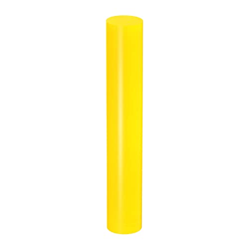 Acrylic Clay Roller 6 Inch x 1 Inch Solid Non (Yellow / 6 Inch x 1 Inch)