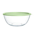 Extra Large Glass Mixing Bowls Clear Glass Salad Cooking Bowls for Kitchen Salad Bread Storage