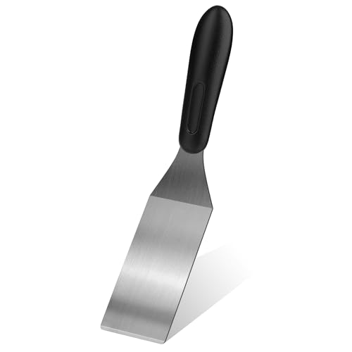 1Pc Stainless Steel Mini Spatula Kitchen Cooking Baking Serving Tool (1 PC SOLID)