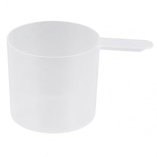 3/4 Cup (6 Oz. | 177 mL) Short Handle Scoop for Coffee, Protein Powder, Pet Food, Spices, Grains and Dry Goods – Plastic Food-Grade, BPA-Free Measuring Cup (Pack of 25) (177 mL | 3/4 Cup | 6 Oz.)