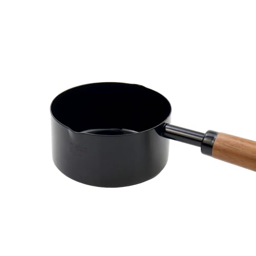 1 2 Stainless Steel Measuring Cup with Wood Handle (1/2 Cup)