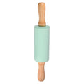 Silicone Rolling Pins for Baking 9.25 Inch Non (Aquamarine / 23.5cm x 4.2cm)