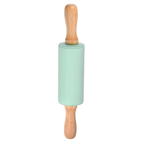 Silicone Rolling Pins for Baking 9.25 Inch Non (Aquamarine / 23.5cm x 4.2cm)