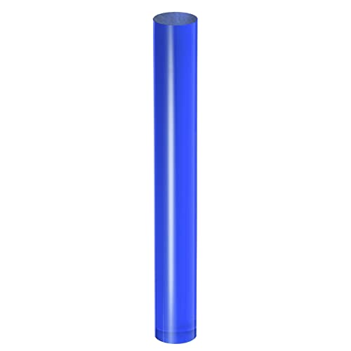 Acrylic Clay Roller 8 Inch x 1 Inch Solid Non (Blue / 8 Inch x 1 Inch)