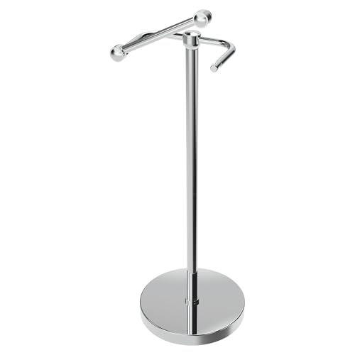 Toilet Paper Holder Stand (Polished Chrome / Free Standing)