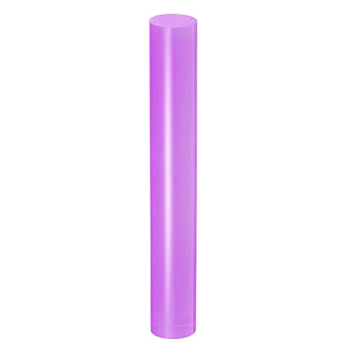Acrylic Clay Roller 7.28 Inch x 1 Inch Solid Non (Purple / 7.28 Inch x 1 Inch)