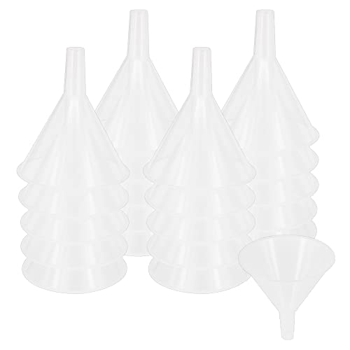 20 Pack Plastic Funnels