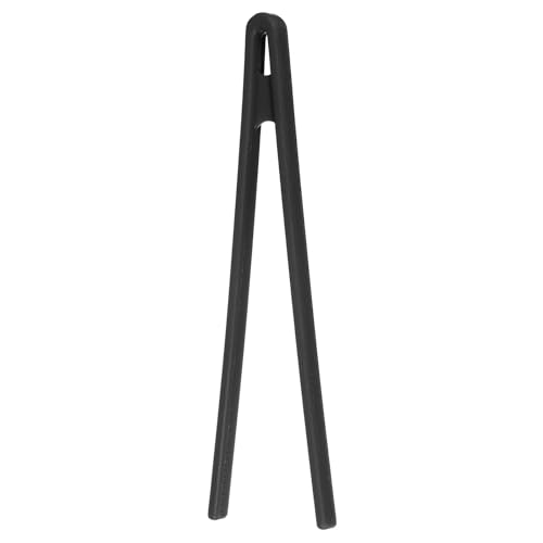 8.7" Silicone Toast Tongs (Black / 8.7")