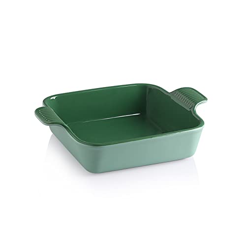 Sweejar Ceramic Baking Dish (Light Green / Square 8IN)