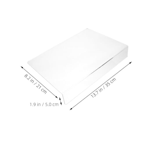 Acrylic Kitchen Sink Splash Guard 13.77 X 8.26 Inch Clear Water Barrier Panel for Countertop and Bathroom Sink Protection (35.00X21.00X5.00CM)