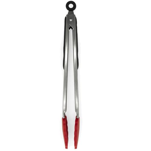 12" Silicone Stainless Steel Tongs