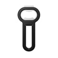 Magnetic Bottle Opener Pop Can Opener for Refrigerator (Black-1 Pack)