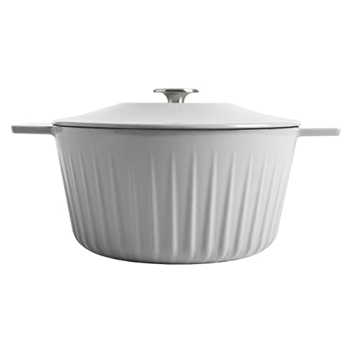 Eastholm 5 QT Enameled Cast Iron Dutch Oven (Grey (5qt Dutch))
