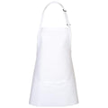 Delta Plus Original Three Pocket Bib Apron (One Size / White)