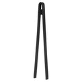 11.4" Silicone Toast Tongs (Black / 11.4")