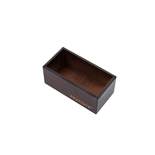 Bamboo Drawer Organizer (Nut-brown / 5.9*3*2.6 inch)