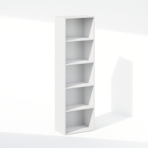 Reed Closet Organizers and Storage (White / 5-Tier, 15.8"W)