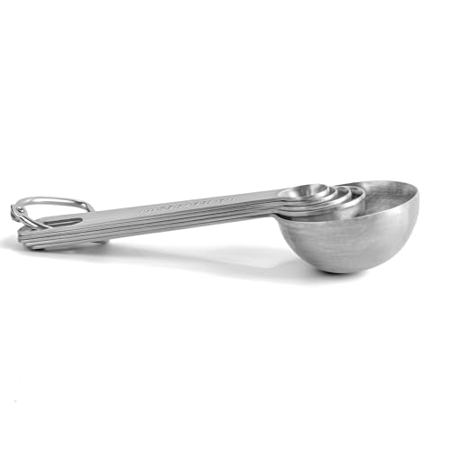 10 Piece Stainless Steel Measuring Cups and Spoons Set (Measuring Cups & Spoons Set)