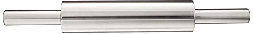 Stainless Steel Rolling Pin With Handles (Stainless Steel American-style Pin with Handles)
