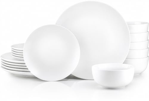 Icon Porcelain Dinnerware Set (Iconic white / Service for 6)