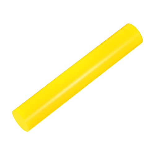 Acrylic Clay Roller 6 Inch x 1 Inch Solid Non (Yellow / 6 Inch x 1 Inch)