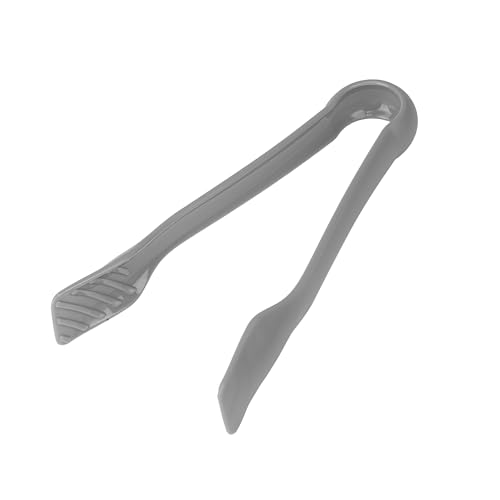 3 Piece Plastic Tong Set (Dark Gray, Gray, White)
