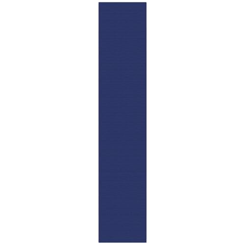 Cotton Runners Rugs for Hallway 2x10 (Deep Navy Blue / 2' x 10' (Runner))