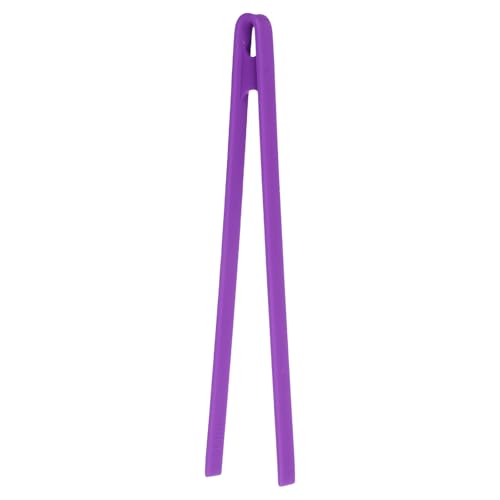 11.4" Silicone Toast Tongs (Purple / 11.4")
