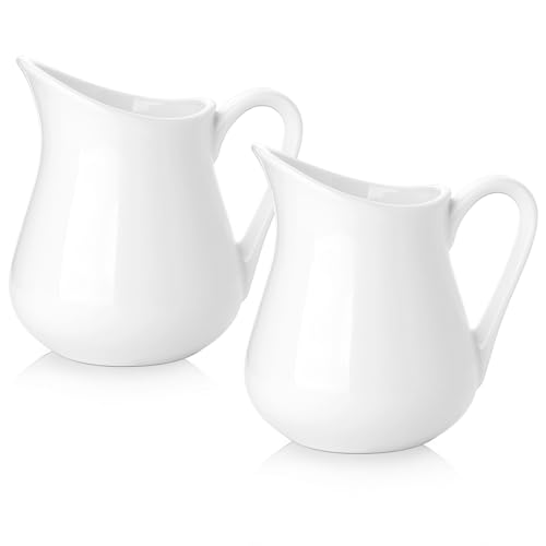 2 Pack 8 Oz Creamer with Handle (8 Ounces, Set/2)