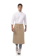 Unisex Two Pocket Bistro Apron (Khaki)