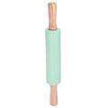 Silicone Rolling Pins for Baking 14.96 Inch Non (Aquamarine / 38cm x 5.2cm)