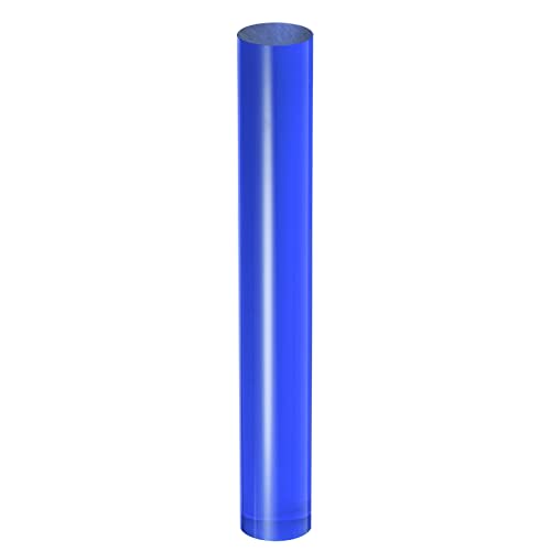 Acrylic Clay Roller 7.28 Inch x 1 Inch Solid Non (Blue / 7.28 Inch x 1 Inch)