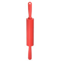 Silicone Rolling Pins for Baking 17 Inch Non Stick Rolling Pin Small Roller Playdough Rolling Pins with Hanging Hole for Dough Pizza Pastry Fondant Kitchen (Red / 42.8cm x 5.4cm)