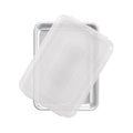 Natural Aluminum Commercial Cake Pan with Lid (9 x 13 / Rectangle Pan with Lid)